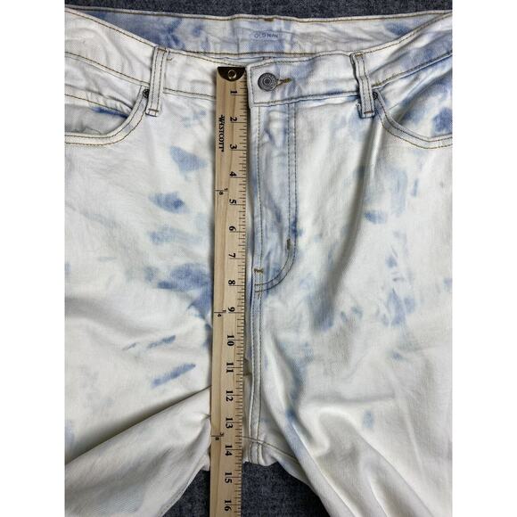 Old Navy Jeans Womens 16 High Waist Loose Baggy Acid-Washed Stretch Sky Hi Retro - Picture 10 of 12